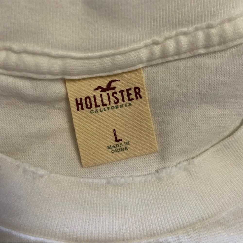 Hollister bird patch-stitch letter short sleeve size L vintage - Picture 3 of 10